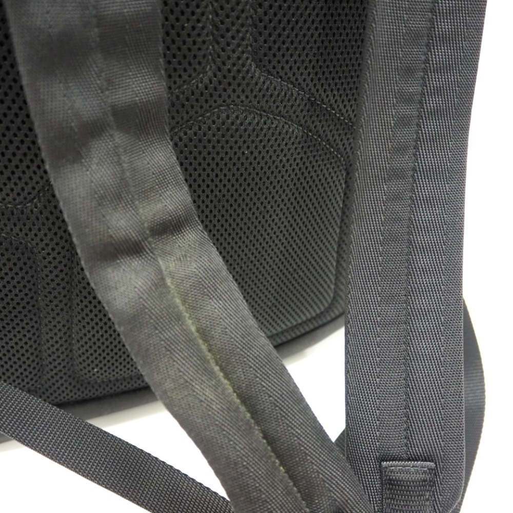 Prada Triangle Logo Backpack Daypack Black Nylon - image 8